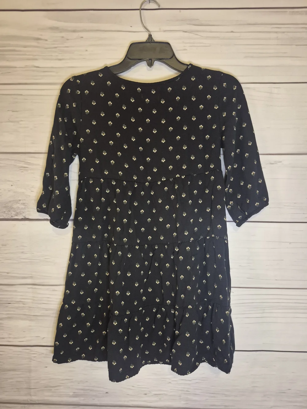 Old Navy Black Girls' Boho Embroidered Tunic Dress